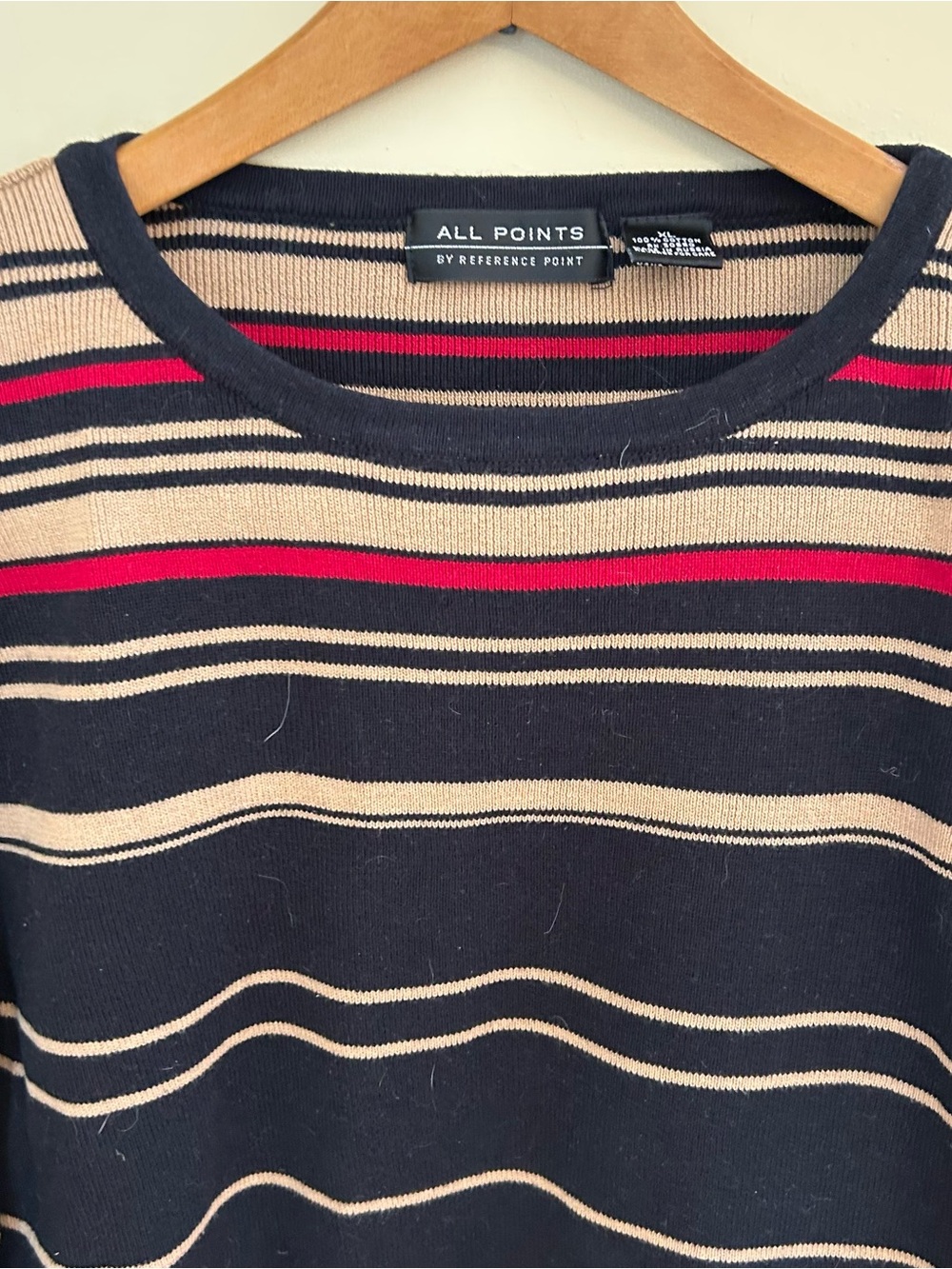VINTAGE All Points By Reference Point Striped Sweater - Picture 3 of 6